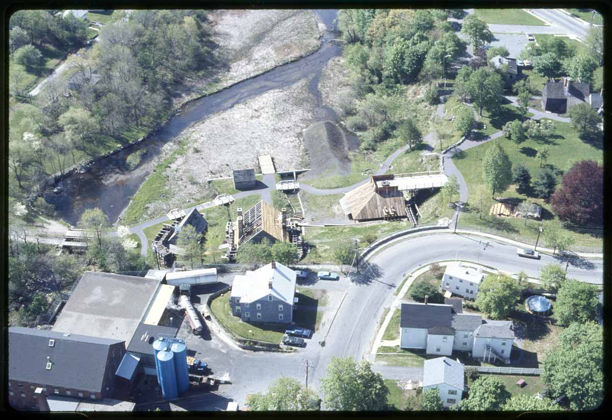 Saugus Public Library, Saugus, Mass. · Saugus Iron Works, aerial view ...